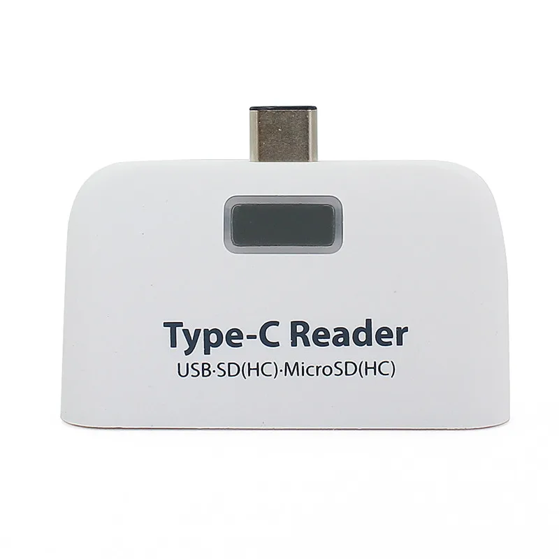 4-в-1 концентратор USB Type C Micro USB OTG разветвитель мульти Функция концентраторы USB-C USB 2,0 Порты и разъёмы SD/TF Card Reader слот для ПК смарт-телефон - Цвет: Type-C Male Port