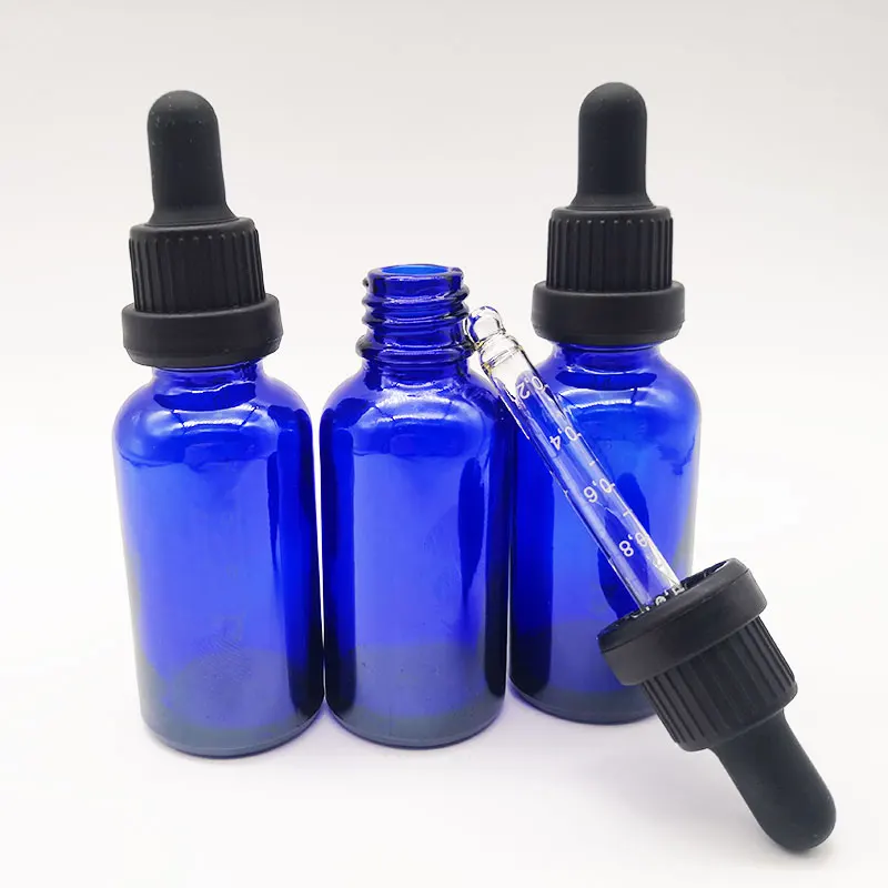 Set of 3 Refillable 30ml Liquid Dropper Bottles