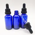 Blue glass bottle
