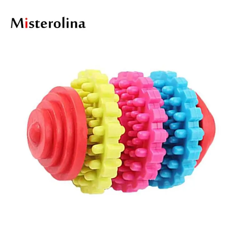 Misterolina Rubber Dog Chew Toys New Colorful Swivel Tpr Pet Toy Molar
