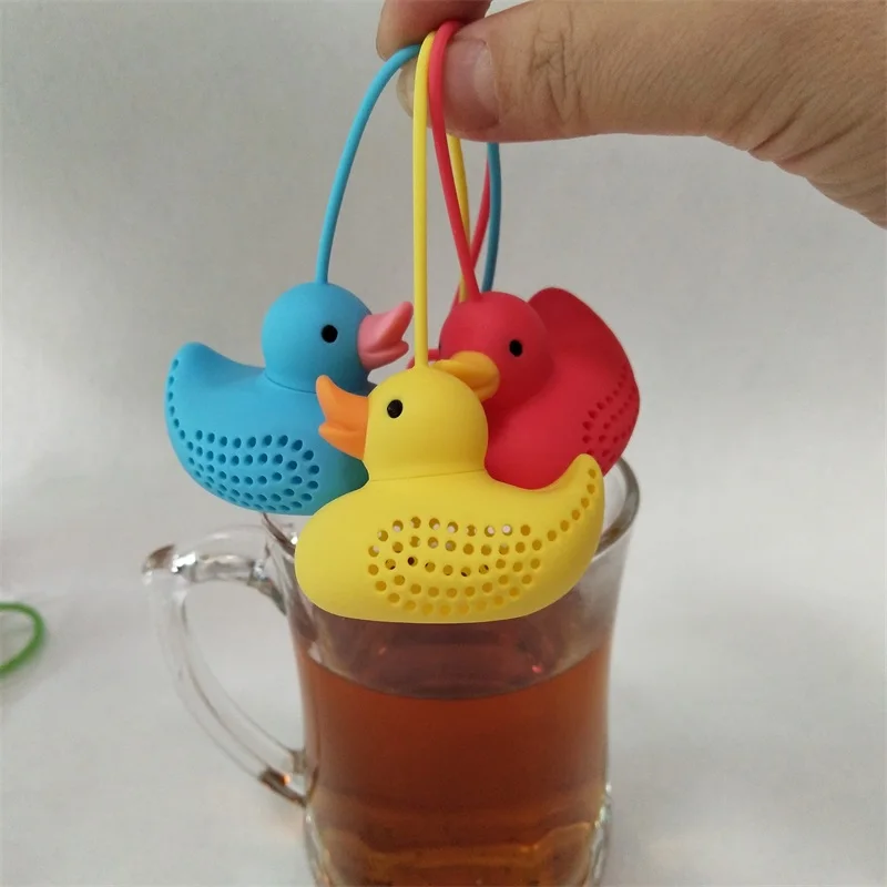 Little Yellow Duck Silicone Tea Infuser Strainers Filter