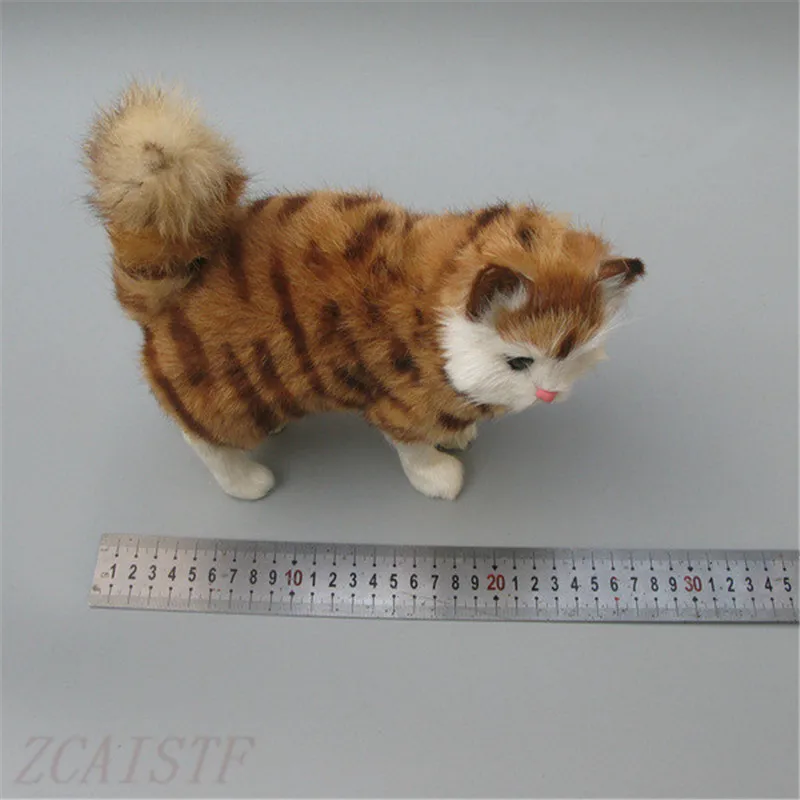 Игрушечная кошка; креативное милое моделирование животных украшение для ...