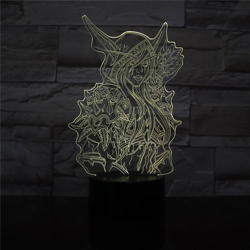 3D LED LAMP032