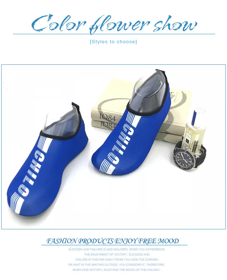 1 (13)Antiskid Men Beach Shoes Women Outdoor Swimming Shoes Adult Aqua Flat Soft Seaside Shoes Non-slip Walking Couple Yoga Shoes