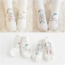 Новинка 2018 года, брендовые Детские носки с мультяшным принтом для маленьких мальчиков и девочек, мягкие теплые хлопковые носки с рисунком