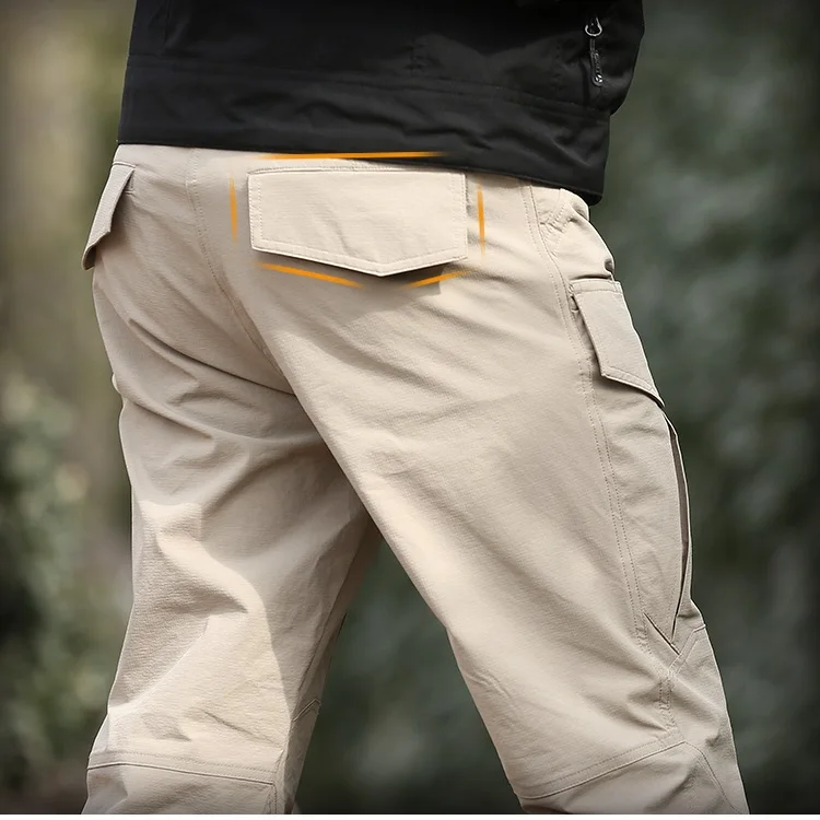 Refire gear летние быстросохнущие военные брюки мужские много карманов тактические брюки-карго дышащие эластичные рип-стоп хлопковые армейские брюки