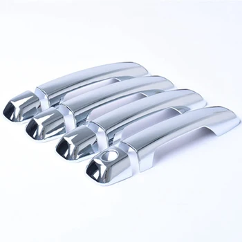 

Car Accessories For Toyota Land Cruiser LC200 2016 2017 ABS Chrome Exterior Side Door Handle Cover Trims Decoration Stikers 8Pcs