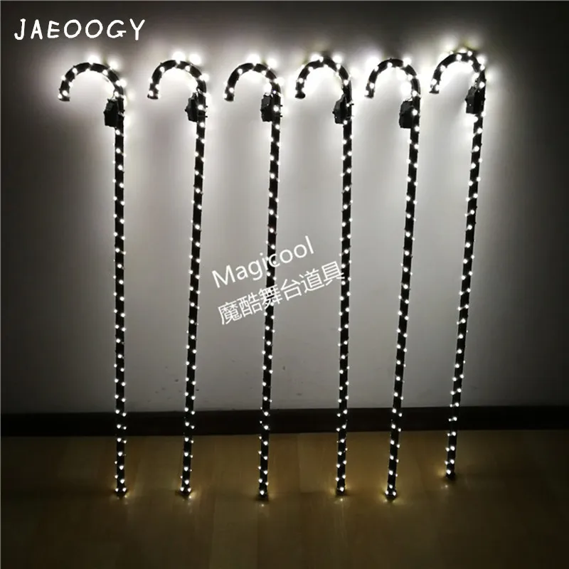 

High quality LED luminous crutches Party parties fluorescent props bars nightclubs jazz dance groups lighting shows
