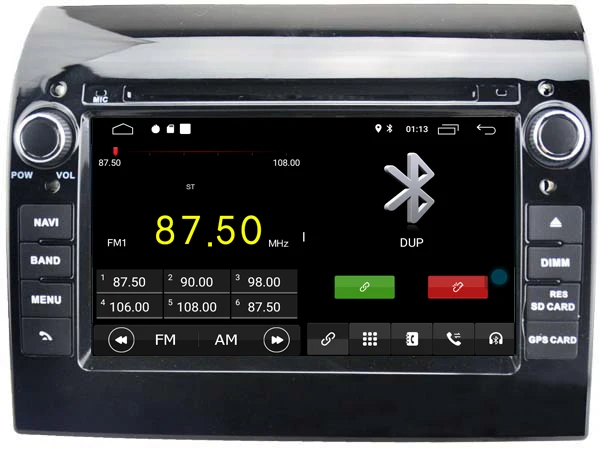 Cheap Navirider car dvd player multimedia car radio audio stereo android 8.1 gps for  FIAT DUCATO with orange light bluetooth 5