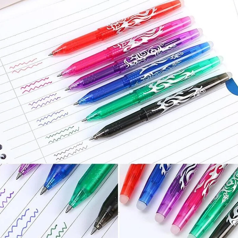Стираемые маркеры ученические ручки писать свободно разноцветная гелевая ручка Радуга