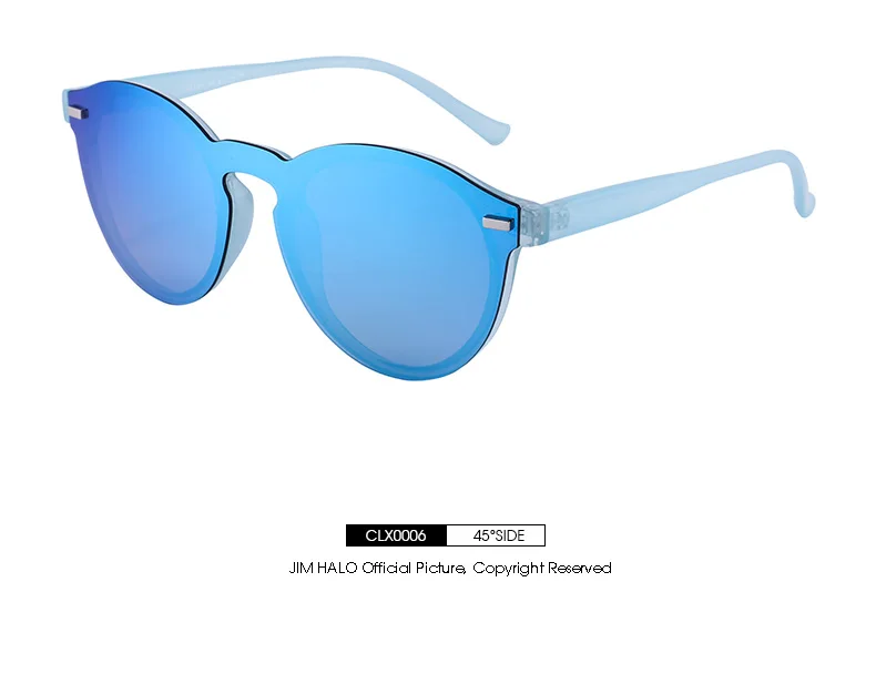 Óculos de sol feminino com lente espelhada