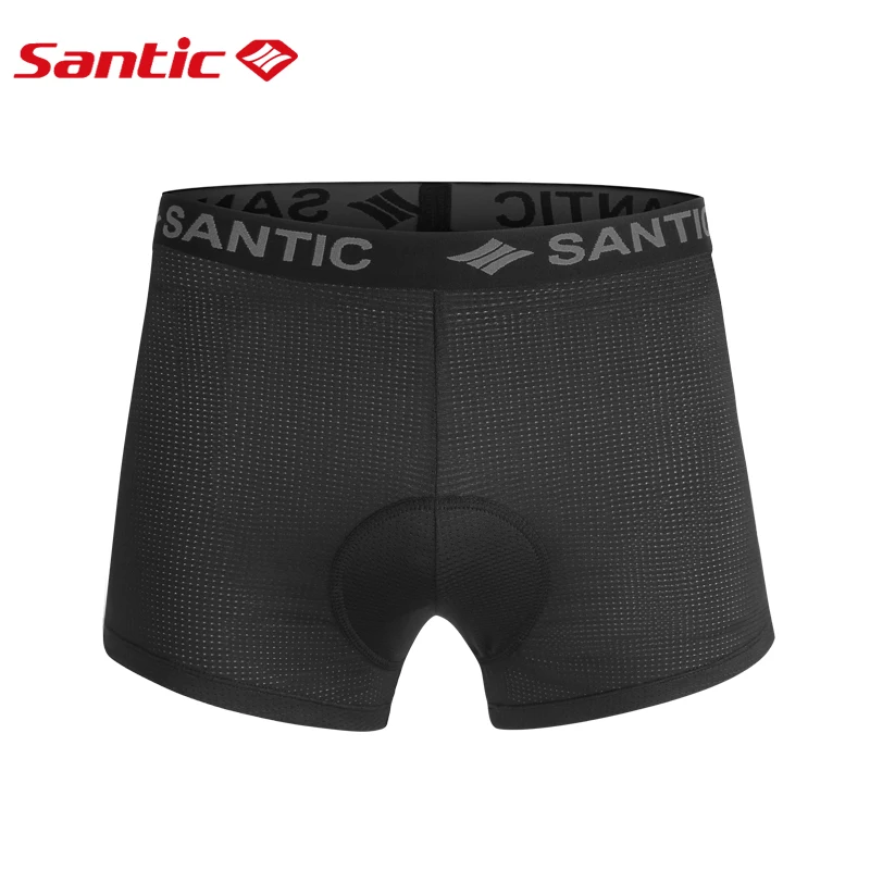 Najtaniej Santic mężczyźni kolarstwo żel bielizna z wypełniaczem spodenki lato Coolmax 4D Pad odporny na wstrząsy SANTIC R FEEL Road MTB kolarstwo ubrania KS008