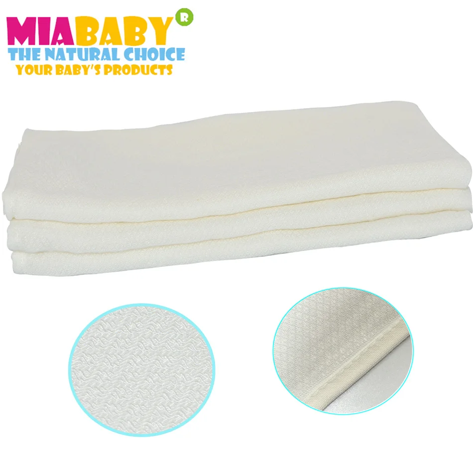 Miababy муслиновые квадраты 100% Бамбуковая ткань для детей многоразовые нагрудники