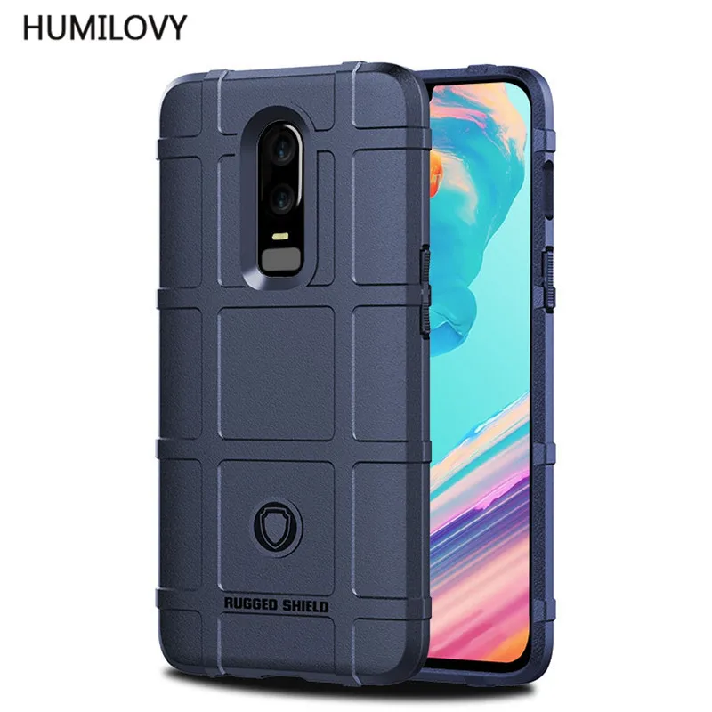 

For oneplus 6 case cover one plus 6 back cover Silicone Soft TPU Rugged Shield Full Protective Back Case Cover 1+6 case fundas