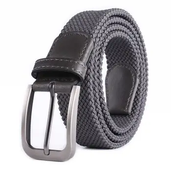 

Weifert Braided Stretch Elastic Belt Leather Loop End Tip Men/Women/Junior