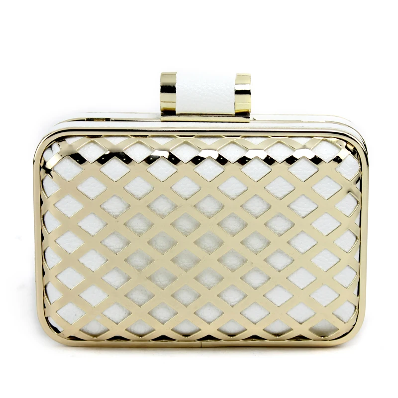 

G130 PU metal cutout fashion women's fashion evening bag day clutch evening bag 2014