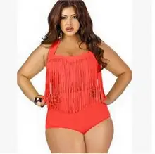 tassels Large Size S 3XL Blue Sheer Swimwear High Waisted Swimsuit Sexy Beach Bottom Women Swimwear