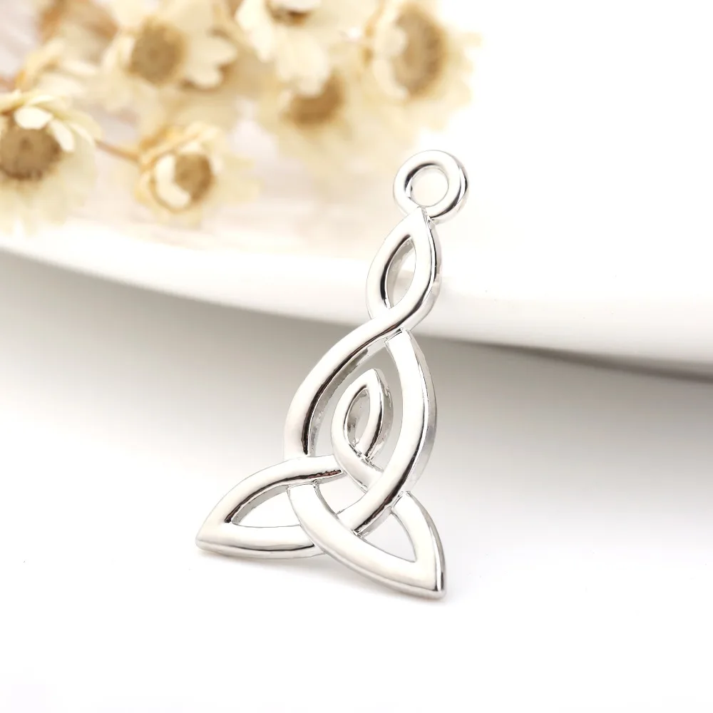 

Dawapara wicca Antique Metal Irish Knot Charms For Necklace/Bracelets Findings Pendant Accessories 5pcs/lot
