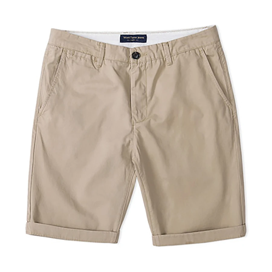 Летние повседневные однотонные х/Б мужские шорты Карго больших размеров зеленые модные брендовые воздухопроницаемые пляжные шорты мужские крутые короткие Masculino