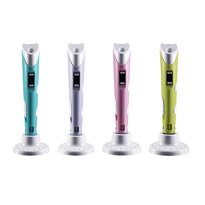 

3D Pen LED Screen DIY 3D Printing Pen with 1.75mm PLA ABS Filament 5V 3D Drawing Pens Creative Toy Gift For Kids Design Drawing