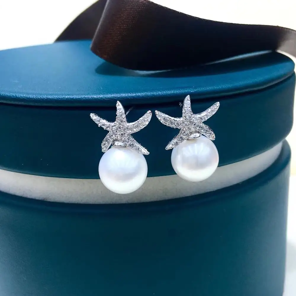 

Classical 925 Sterling Silver Earrings Component Findings Settings Mountings Parts Mounts for Pearl Jade Corals Stones Beads
