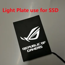 Custom-made SSD Backplane Light Cover Size 70x100x7mm 4Pin Use for Computer SSD for Cooling Display Liquid Cooling System MOD