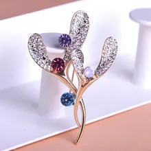 Women s Colares Rhinestone Brooches Bridal Brooch Hijab Pins For Wedding Colares Bijuterias Feminino Relogio Esmalte