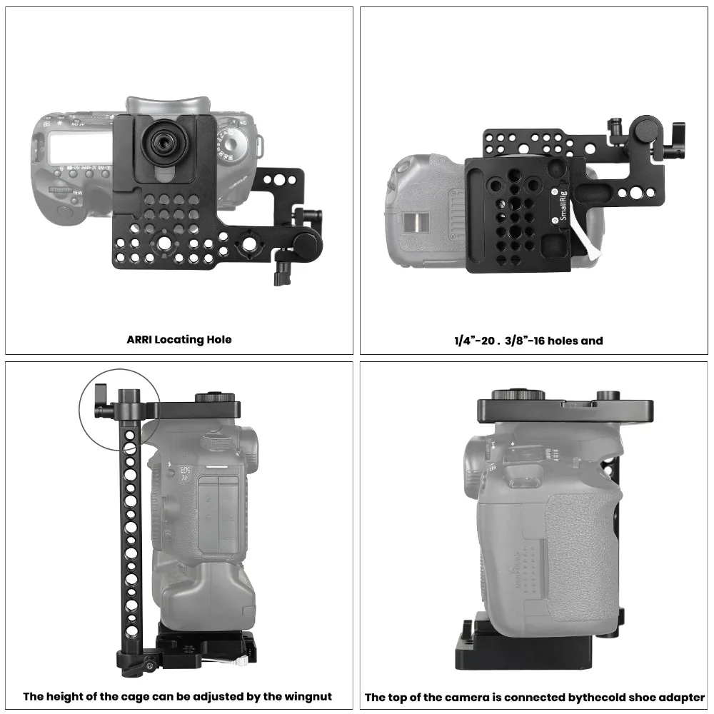 SmallRig QR VersaFrame Half Cage for Canon 1DC 1DX