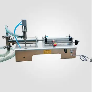 

1 pc 5-100ML Semi automatic Pneumatic liquid filling machine filling shampoo perfume SS304,beverage packer