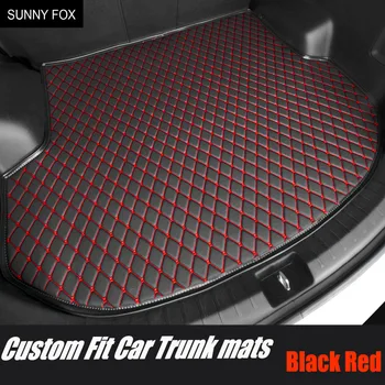 

Custom Car trunk mats cargo Liner made for Hyundai Azera Veloster 6D full cover good heavy duty car-styling carpet rugs foot lin