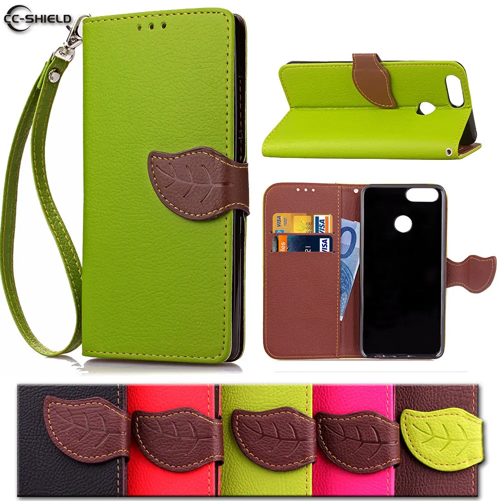 

Leaf Wallet Case for Huawei Honor 7X 7 X BND L21 L24 Flip Case Phone Leather Cover for Huawei Honor X7 BND-L21 BND-L24 Phone Bag