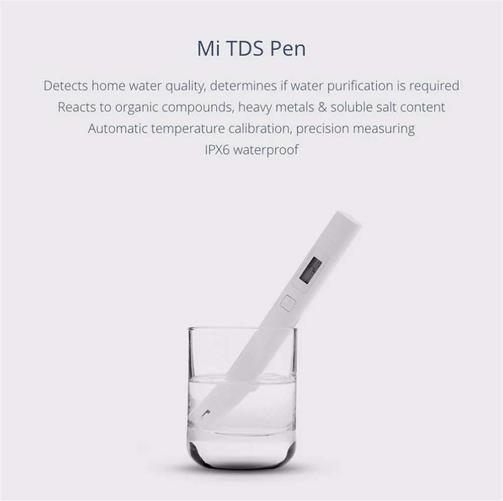 Original Xiaomi Water Quality TDS Meter Tester Portable Detection Water Purity Quality Test EC TDS-3 Tester Measurement Tool 11