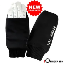 Перчатки для гольфа, рукавицы, перчатки-митенки, 1 пара, зимняя теплая ручка, черный цвет, обычный размер, перчатки, подходят для женщин и мужчин