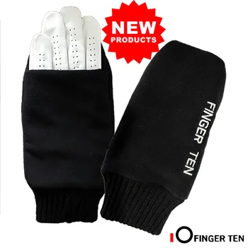 

Golf Mittens Mitti Gloves 1 Pair Valuables Winter Warm Grip Black Color Regular Size Mitten Gloves Fit Women Mens Finger Ten
