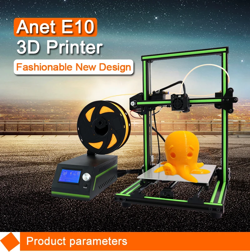 Anet A8 A6 E10 A3S A2 3d Принтер Высокоточный экструдер Prusa i3 3d принтер комплект DIY Impresora 3d с PLA нитью