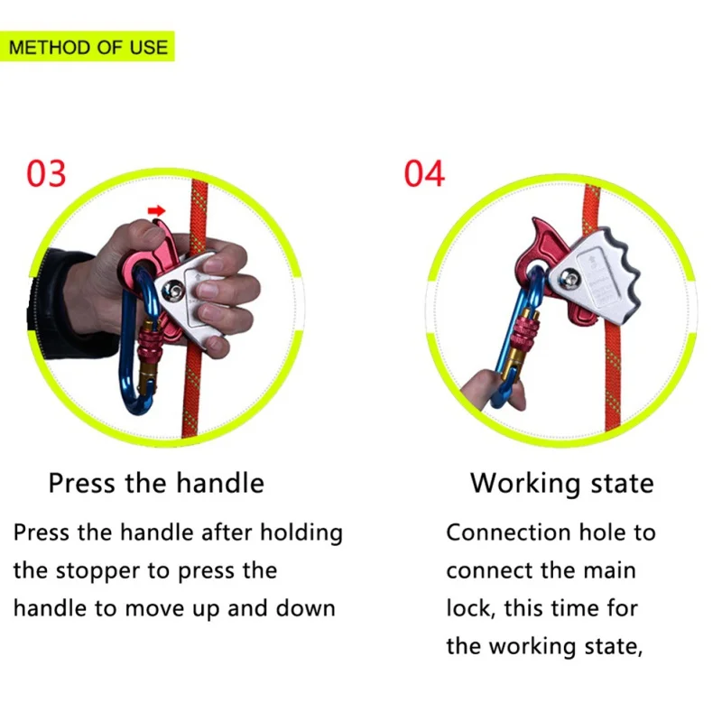 Альпинистская наружная антенна ручной стопор анти-осенняя безопасная ...