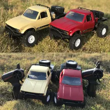 1/16 RC автомобиль 4WD 2,4 ГГц электрические игрушки Рок Гусеничный внедорожный полу-грузовик автомобиль с фар RTR транспортное средство с дистанционным управлением подарки