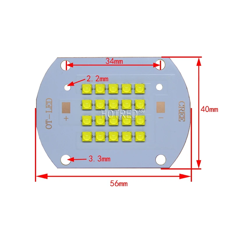 Cree XLamp XTE 50 Вт 100 Вт высокомощный светодиодный светильник Blub Flash светильник COB XT-E чип холодный белый/теплый белый/натуральный белый/Королевский синий цвет