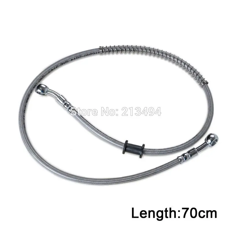 70cm/28" M10 Flexible Brake Oil Line Banjo Fitting For Universal