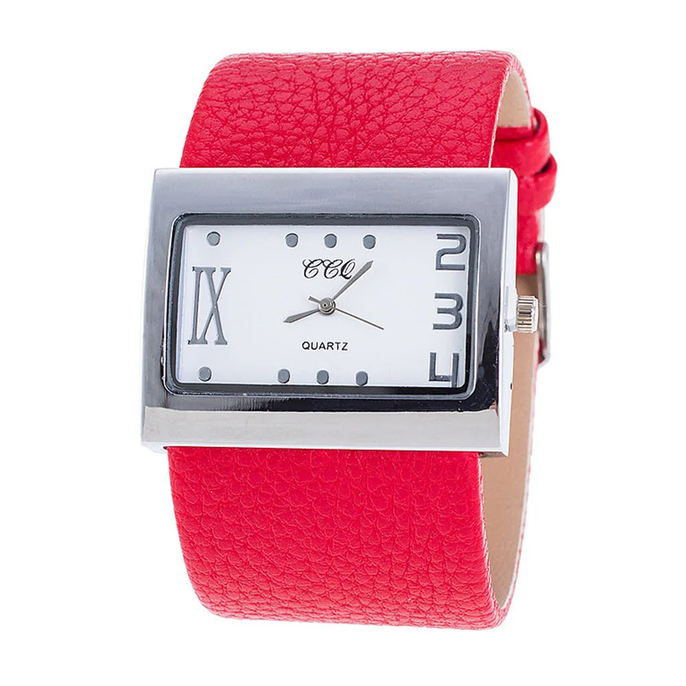 Парные часы CCQ брендовые кожаные часы для мужчин и женщин наручные кварцевые часы montre femme marque de Lux