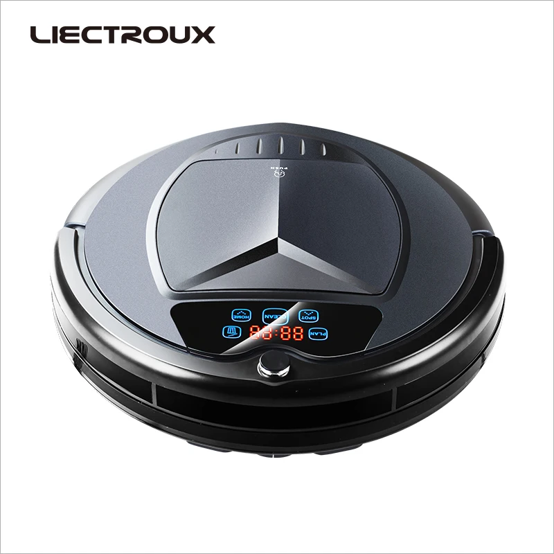 LIECTROUX B3000 Robot Vacuum Cleaner,Touch Screen,Schedule,Remote controller,battery,Virtual Blocker,Self-Charge,for home,brush LIECTROUX B3000 Robot Vacuum Cleaner,Touch Screen,Schedule,Remote controller,battery,Virtual Blocker,Self-Charge,for home,brush