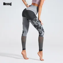 Nessaj сексуальные леггинсы женские бесшовное для тренировки Леггинсы Mujer с высокой талией камуфляжные брюки тонкие трикотажные леггинсы Femme спортивные брюки