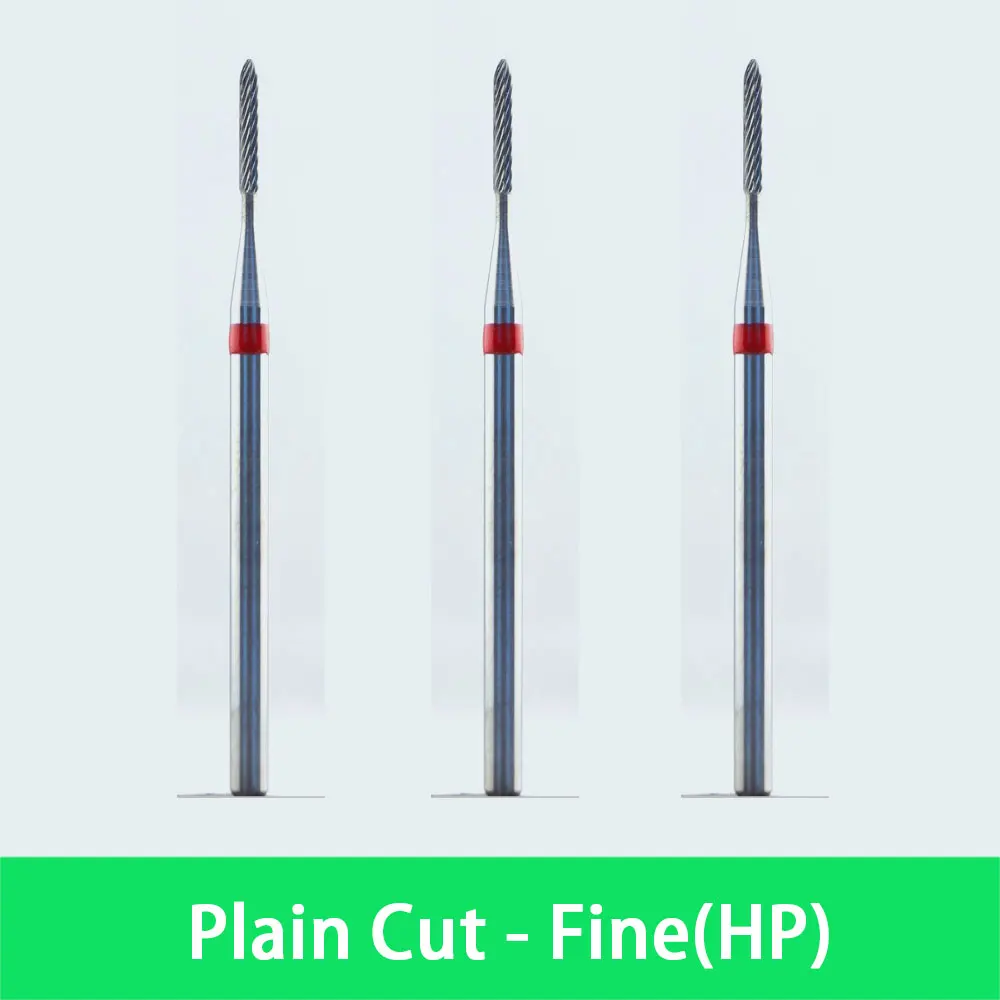 3pcs/lot Plain Cut Fine Grit Dental Laboratory HandPiece HP Cutter Burs