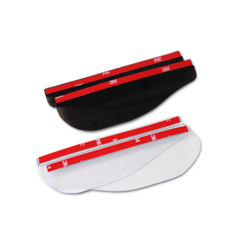 

2pcs PVC Car Back Mirror Eyebrow Rain Cover sticker For SSANGYONG Chairman Rexton Kyron Rodius Actyon korando Tivolan