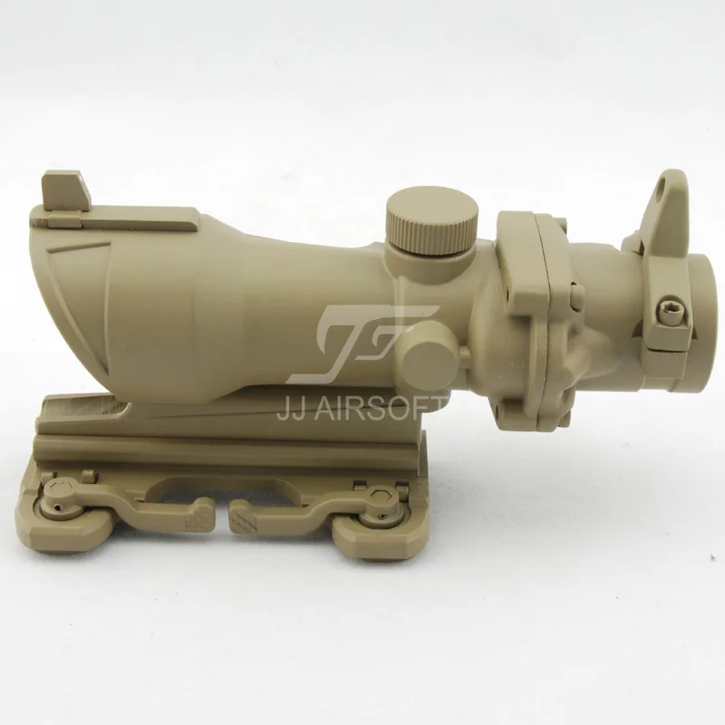 JJ Airsoft ACOG Style 4x32 Scope with QD Mount (Tan) FREE SHIPPING(ePacket/HongKong Post Air Mail) JJ Airsoft ACOG Style 4x32 Scope with QD Mount (Tan) FREE SHIPPING(ePacket/HongKong Post Air Mail)