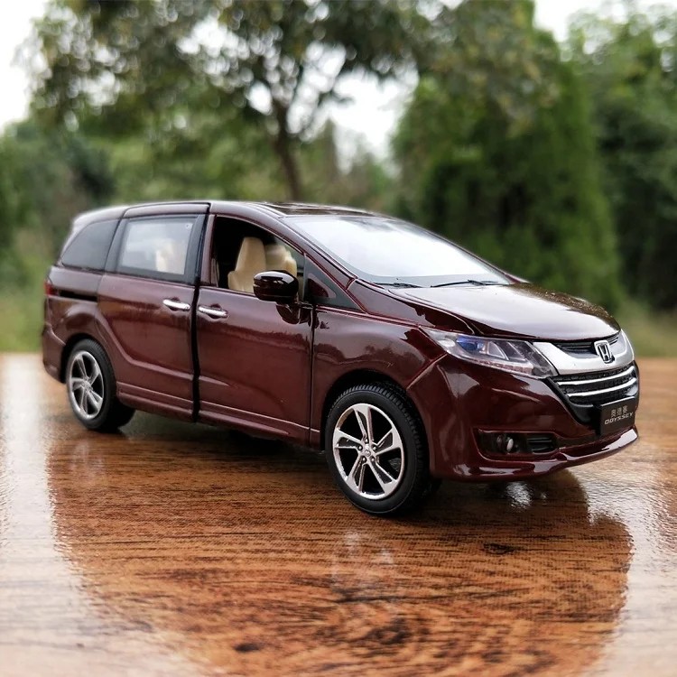 1:32 Honda Odyssey Six открытая дверь имитация сплава Модель автомобиля задний звуковой светильник Модель автомобиля игрушечный автомобиль