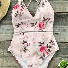 Сексуальное Бразильское бикини, женский слитный бандажный купальник-бикини, монокини, пуш-ап, купальник, купальник, женский бикини