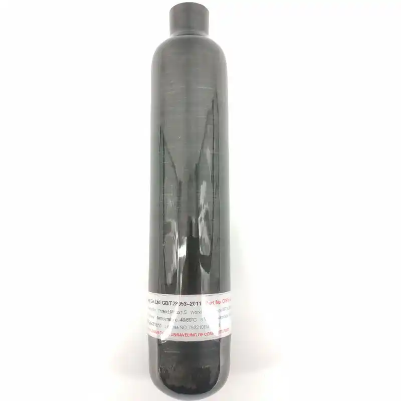 Acecare Carbon Fiber Hpa Tank 4500Psi 500cc CE Black Mini Compressed Air Bottle