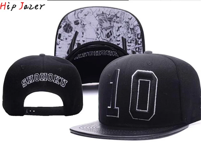 

Top Quality Embroidery Men Anime Slam Dunk Cosplay Costume Shohoku#10 baseball caps Snapback Caps adjustable hats beach caps