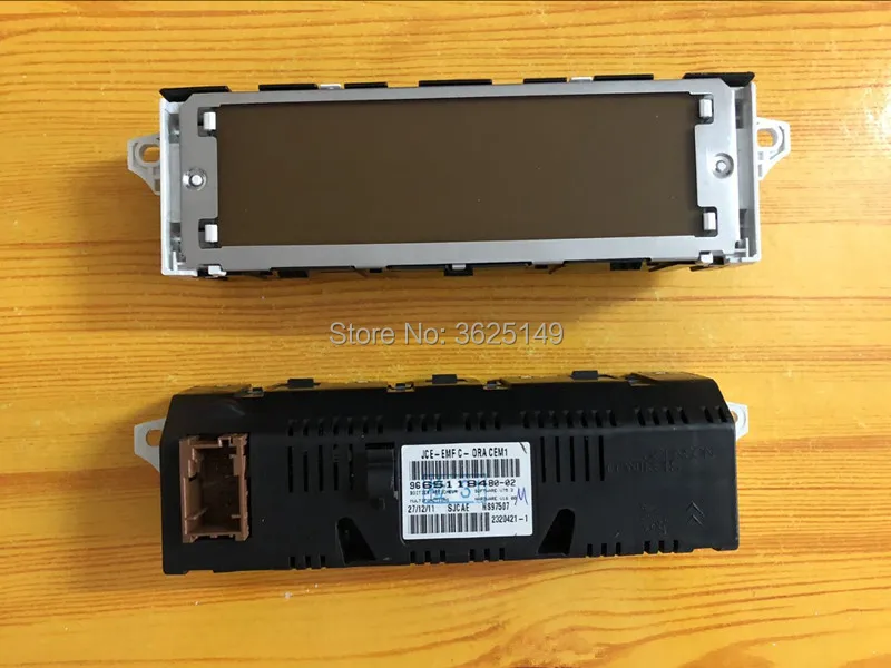 Оригинальный Желтый экран 5 меню USB флешка 12 контактов для Peugeot 307 207 408 citroen C4 C5